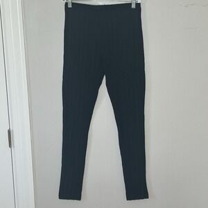 Lauren Ralph Lauren Black Lace Leggings Size A Ankle Lined Eyelet Dressy